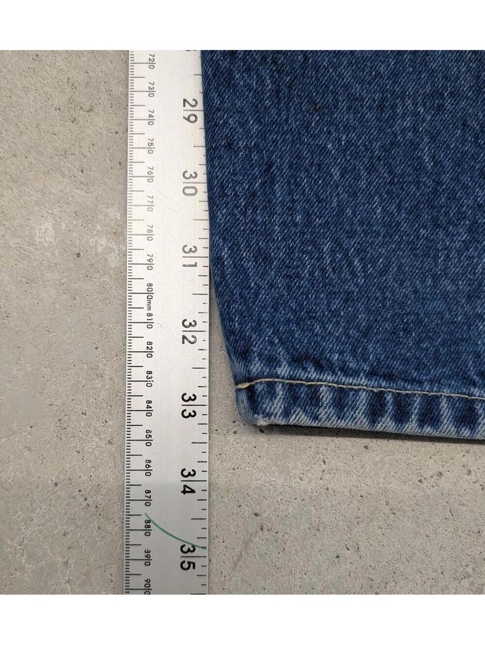 Vintage 90s PACO International Baggy Tapered Blue Jeans - Picture 7 of 8